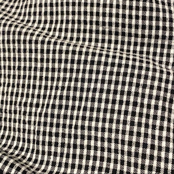 Mara Hoffman Arianna black white gingham print high rise waisted wide leg pants - Picture 9 of 13